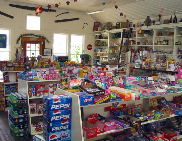 Interior view of the Malo Store.